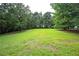 Beautiful expansive lot, surrounded by mature trees, offering privacy and a lush green landscape for outdoor activities at 13789 Woolsey Rd, Hampton, GA 30228