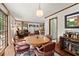 Charming dining room with backyard views and bar at 2600 Sandpiper Dr, Tucker, GA 30084