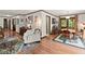 Open living space featuring hardwood floors, stylish furnishings, and a cozy atmosphere at 2600 Sandpiper Dr, Tucker, GA 30084
