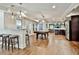Finished basement featuring a billiards table and wet bar, great for entertaining and recreation at 245 Maple Shade Dr, Tyrone, GA 30290