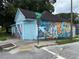 Artistically painted building at the corner of North Ave and English Street at 562 English Nw Ave, Atlanta, GA 30318