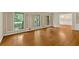 Bright living room boasts hardwood floors, large windows, and an open layout at 1618 Mason Mill Ne Rd, Atlanta, GA 30329
