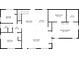 Detailed floor plan showcasing the layout of the home, including bedrooms, kitchen, and living areas at 2806 Hedgewood Nw Dr, Atlanta, GA 30311