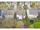 Spacious backyard featuring a trampoline, patio with outdoor furniture, and well-maintained lawn at 610 Syemore Pass, Canton, GA 30115