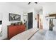 Bright bedroom with a large dresser, stylish decor, and easy access to the bathroom and kitchen at 625 Piedmont Ne Ave # 3029, Atlanta, GA 30308