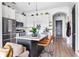 Contemporary kitchen with white cabinets, stainless appliances, and an island with seating at 625 Piedmont Ne Ave # 3029, Atlanta, GA 30308