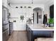 Modern kitchen featuring stainless steel appliances, white cabinets, and a stylish island at 625 Piedmont Ne Ave # 3029, Atlanta, GA 30308