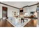 Comfortable living room with stylish furniture, hardwood floors, and designer decor at 2795 Peachtree Rd # 1305, Atlanta, GA 30305