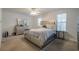 Spacious bedroom with ceiling fan and natural light, featuring neutral tones and a large bed at 3403 Spring Harbour Drive Dr, Doraville, GA 30340