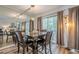 Elegant dining room with wood floors, large windows, and stylish furniture at 3403 Spring Harbour Drive Dr, Doraville, GA 30340