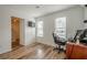 Comfortable living area with wood-look floors, natural light, and space for entertainment at 3403 Spring Harbour Drive Dr, Doraville, GA 30340