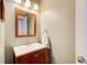 Half bathroom with sink and modern fixtures, providing a clean and functional space for guests at 3531 Evans Ridge Dr, Atlanta, GA 30341