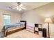 Bedroom with a queen size bed, natural light, and storage cubes at 3531 Evans Ridge Dr, Atlanta, GA 30341