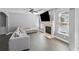Cozy living room featuring a fireplace and tile floors at 133 Worthing Ln, Fairburn, GA 30213