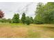 Large, well-maintained front yard with mature trees and lush green grass at 12384 Riviera Dr, Fayetteville, GA 30215