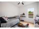 This bedroom has a large window for natural light and plenty of room to play at 417 E College Ave # 302, Decatur, GA 30030