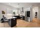 Modern kitchen with sleek cabinetry, stainless steel appliances, and bright counter tops at 417 E College Ave # 302, Decatur, GA 30030
