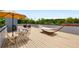 Relax on the spacious roof deck, complete with a hammock, shade umbrella, and outdoor seating, perfect for entertaining at 417 E College Ave # 302, Decatur, GA 30030