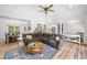 Spacious living room with vaulted ceilings and natural light at 1400 Land Rd, Canton, GA 30114
