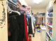 Walk-in closet featuring ample storage and organized shelving at 3534 Clancy Way, Smyrna, GA 30080