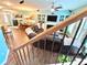Open concept living room with adjacent dining room and hardwood flooring at 3534 Clancy Way, Smyrna, GA 30080