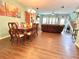 Comfortable living room with hardwood floors and an open floor plan at 3534 Clancy Way, Smyrna, GA 30080