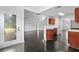Open floor plan shows a bright kitchen with a view into the living room at 4042 Laurel Bend Ct, Snellville, GA 30039