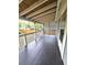 Covered back porch area with lattice detail at 1341 Se Joyner Se Ave, Marietta, GA 30060