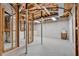 Unfinished basement area with exposed ducts and pipes, offering potential for customization at 620 Amberidge Trl, Atlanta, GA 30328