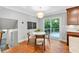 Cozy eat in kitchen with white marble table, stainless steel appliances, and access to outdoor space at 620 Amberidge Trl, Atlanta, GA 30328