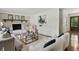 Cozy living room featuring a fireplace, comfortable seating, and natural light at 2973 Payton Ne Rd, Atlanta, GA 30345