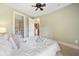 The bedroom is furnished with a bed and has access to the kitchen and bathroom at 326 Roswell Se St # 406, Marietta, GA 30060