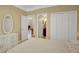 Bedroom showing closet and views into adjacent rooms at 3245 Bywater Trl, Roswell, GA 30075