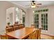 Dining room showcasing a view into a living room at 3245 Bywater Trl, Roswell, GA 30075