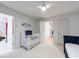 Bright Bedroom with white crib and soft carpet, perfect for a growing Gathering at 525 Avala Ct, Johns Creek, GA 30022