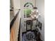 Grand two-story foyer with an ornate chandelier and a decorative front door at 525 Avala Ct, Johns Creek, GA 30022