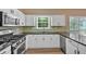 Modern kitchen with stainless steel appliances at 5705 Cannonero Dr Dr, Alpharetta, GA 30005