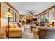 Cozy living room features fireplace and lots of natural light at 441 Belgrave Ln, Tucker, GA 30084