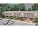 Overhead angle of the townhome complex, parking and landscaping at 3101 Reeves Se St, Smyrna, GA 30080