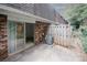 Back patio features a sliding glass door and AC Unit at 3101 Reeves Se St, Smyrna, GA 30080
