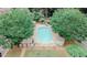 A fenced pool surrounded by trees and grass in a common area at 3101 Reeves Se St, Smyrna, GA 30080