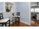 Cozy breakfast nook with hardwood floors, natural light, and inviting seating for casual dining at 1300 North Ne Ave, Atlanta, GA 30307