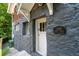 Exterior elevation showing stone cladding at 1300 North Ne Ave, Atlanta, GA 30307