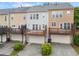 Townhome exterior showing decks and garages at 4879 Seldon Se Way, Smyrna, GA 30080