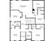 Detailed floor plan showcasing the layout of bedrooms, bathrooms, and living spaces at 1648 Danbury Parc Ne Pl, Brookhaven, GA 30319