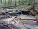 Peaceful creek featuring small waterfalls and rocks at 2164 James Aly, Atlanta, GA 30345