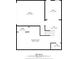 Basement floor plan with recreation room, garage, utility room, room, hall and full bathroom at 1235 Renaissance Se Ct, Mableton, GA 30126