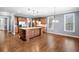 Bright kitchen with a center island, stainless steel appliances, and plenty of cabinet space at 1235 Renaissance Se Ct, Mableton, GA 30126