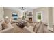 Inviting living room features a cozy fireplace, comfortable seating, and plenty of natural light at 3559 Reservoir Pass, Acworth, GA 30101