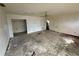 A large unfinished room with laundry hookups and access to a hallway at 5035 Chadwick Ct, Decatur, GA 30035